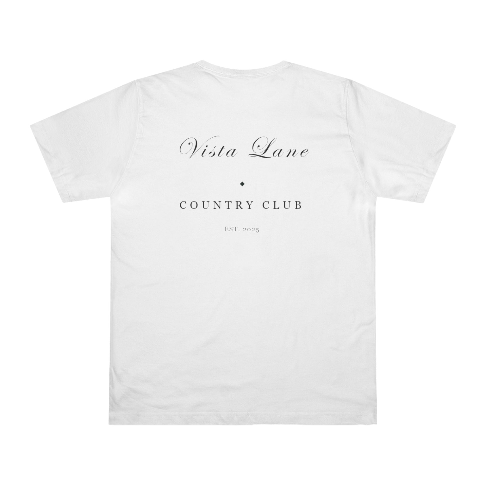 Vista Lane Country Club T-Shirt (back print)